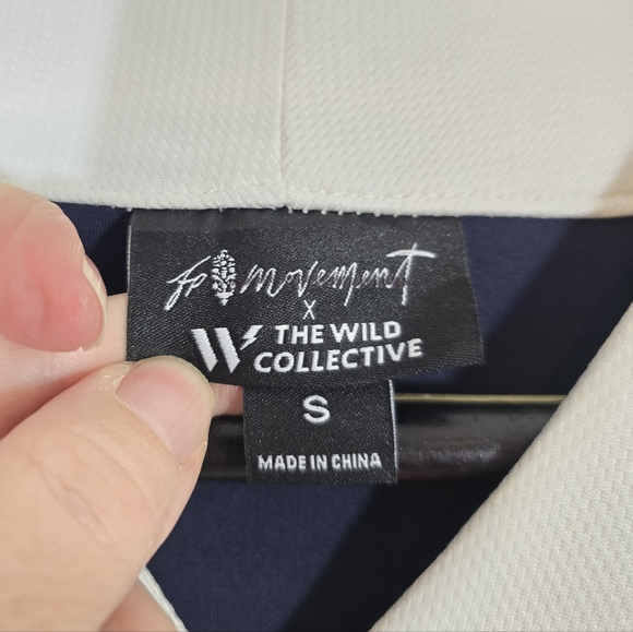 Free People Movement X The Wild Collective Yankees Stripe Tunic Dress Top Small - Picture 8 of 10